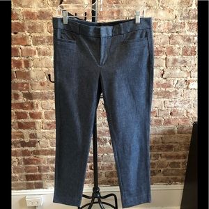 Sloan Skinny-Fit Chambray Pant